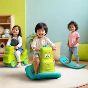 Toy Space 3-in-1 Rock and Roll Ride-On | Push Car for 1 – 5 Years |